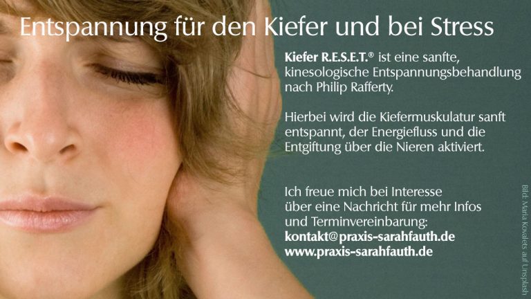 Kiefer R.E.S.E.T. Kieferbalance Behandlung